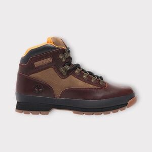 Men's Timberland Euro Hiker Mid Lace Boot in Burgundy. TB0A2P27EIW